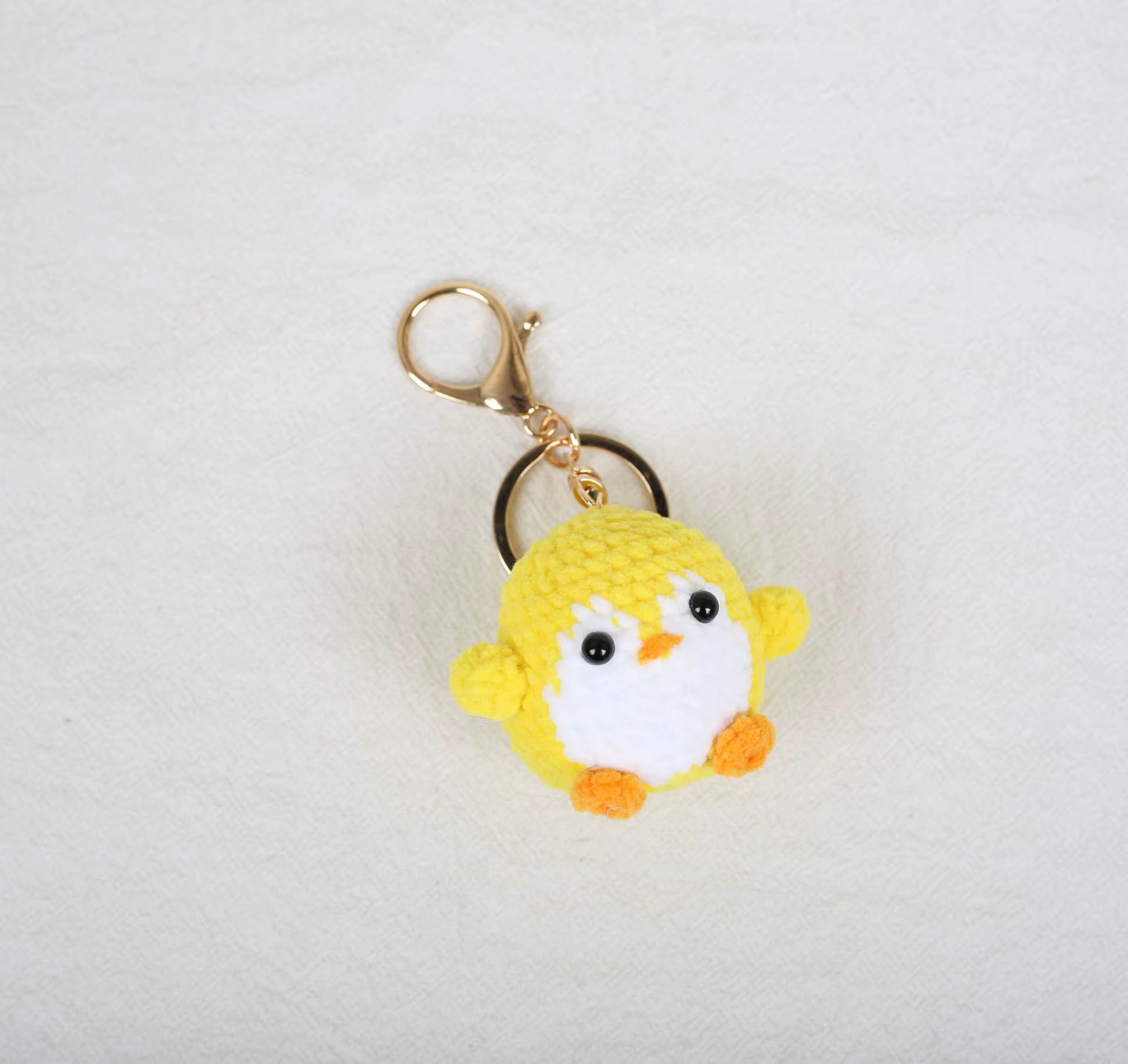 Pinguin bol gehaakt