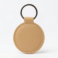 Ronde vorm leer Beige