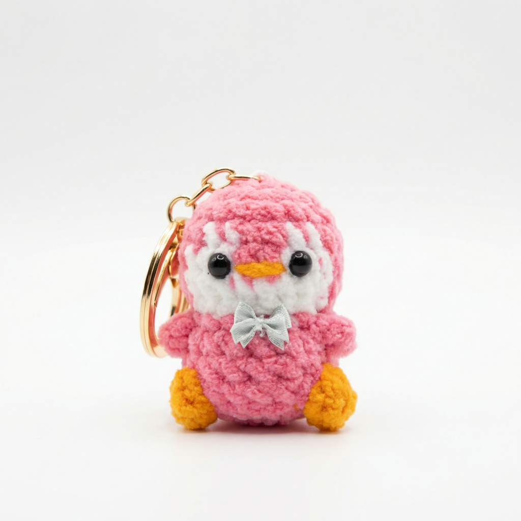 Pinguin gehaakt